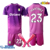 Aston Villa Emiliano Martinez #23 Goalkeeper Replica Third Minikit 2025-26 Short Sleeve (+ pants)